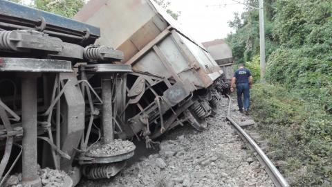 Derailment of Freight Train No 50501 in Voluyak – Hrabarsko Interstation Section on 03.09.2016.