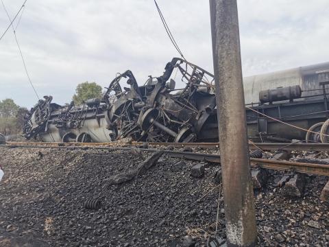 Дерайлиране на ДТВ № 80694